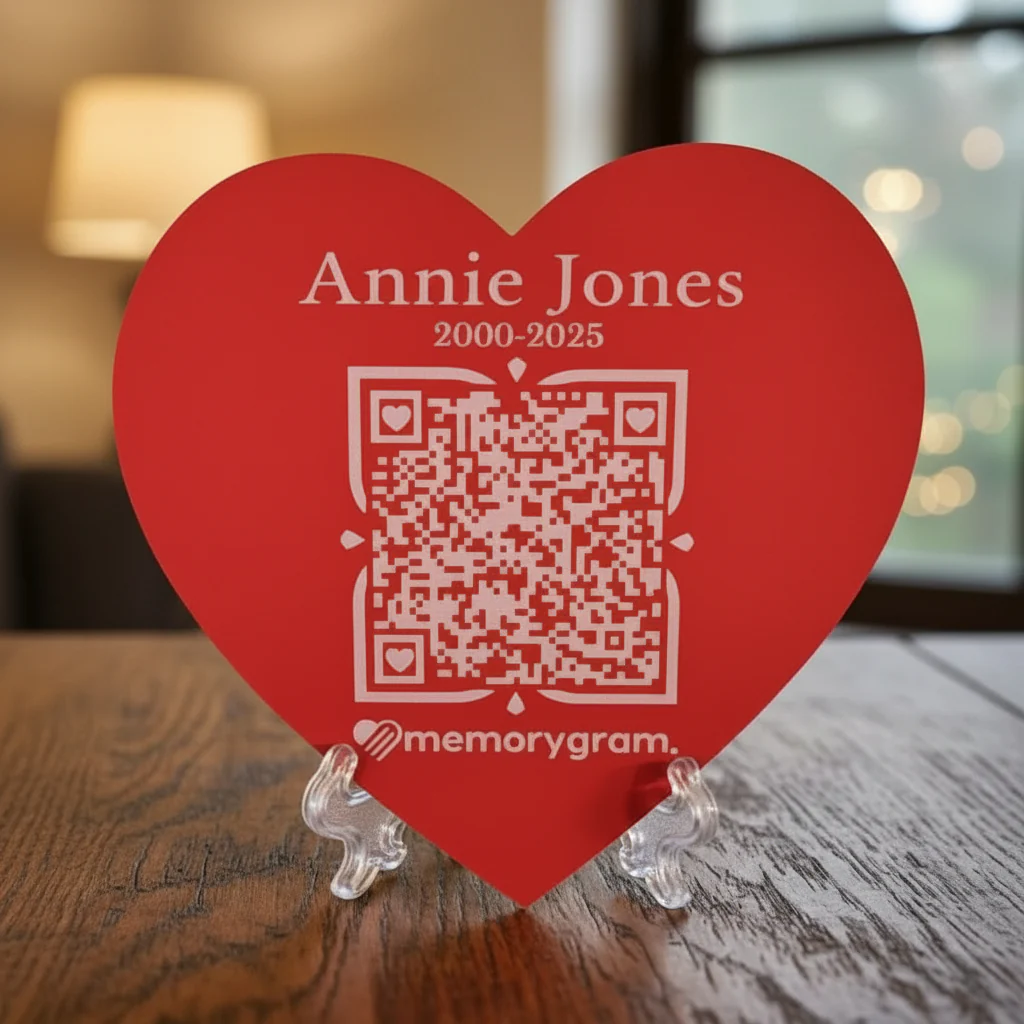 Memorygram QR Medallion: Includes Virtual Memorial & Voice Feature - Image 10