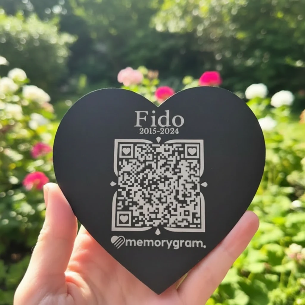 Memorygram QR Pet Medallion: Includes Virtual Memorial - Image 13