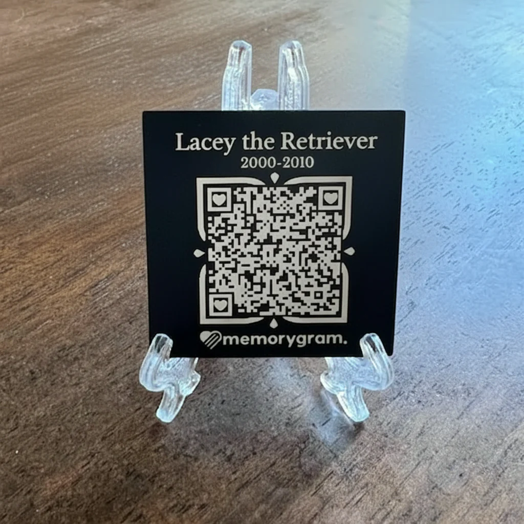 Memorygram QR Pet Medallion: Includes Virtual Memorial - Image 8